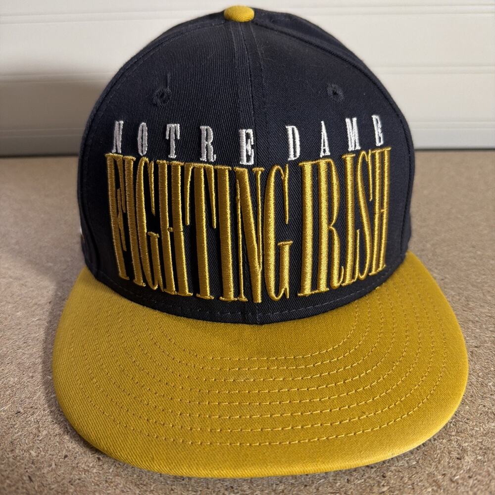 New Era 9Fifty Hat University of Notre Dame Fighting Irish Snapback Retro NCAA